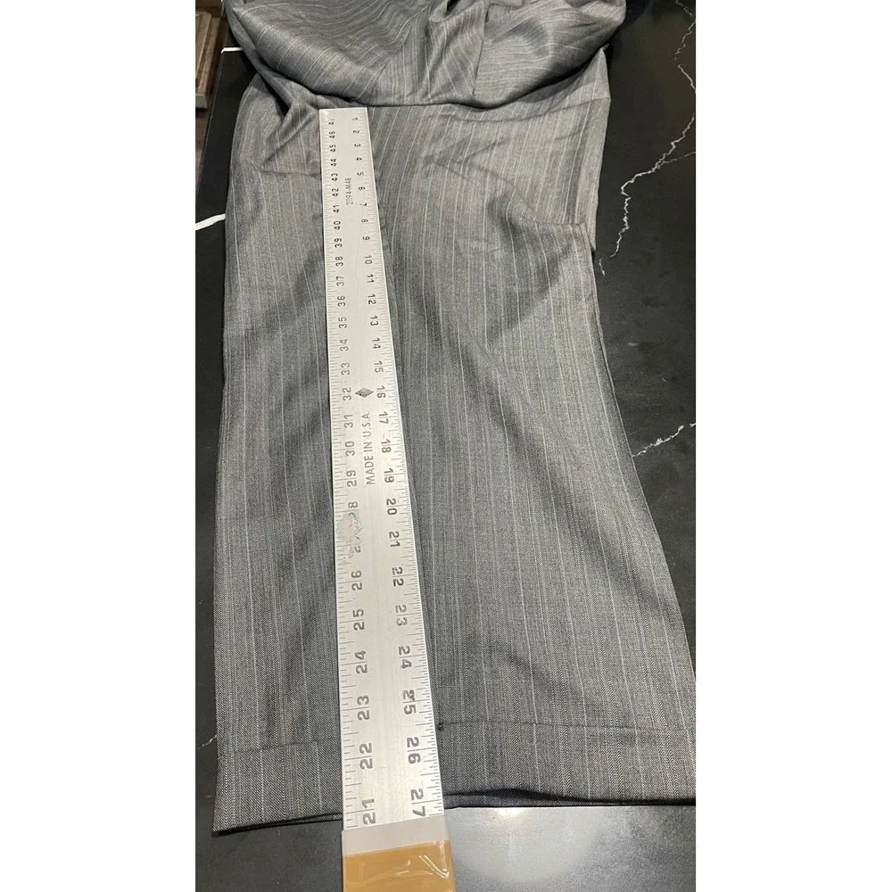 ⁠ Lauren Ralph Lauren Pinstripe Suit Set Wool 40 x 27 52R Old Money Woolmark